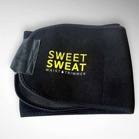 SWEET SWEAT Women's Black Waist Trimmer Large | NWOT - Picture 3 of 5